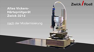 老ZwickRoell 3212成为现代ZHV10维克斯测试系统