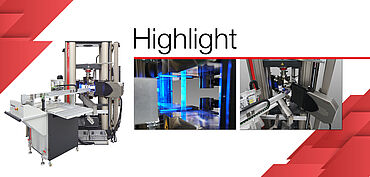 机器人测试系统roboTest L与激光xtens光学测量延伸和宽度变化