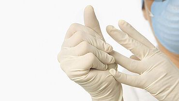 橡胶手套的拉伸试验ISO 11193-1， -2, ISO 37