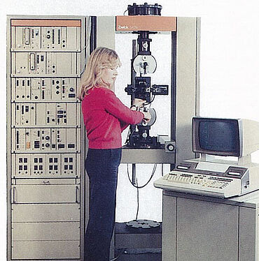 Zwick 1978:第一台pc控制的试验机