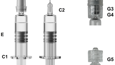 ISO 11040-4玻璃注射器10项测试的可视化附录C1, C2, E, F以及G1至G6